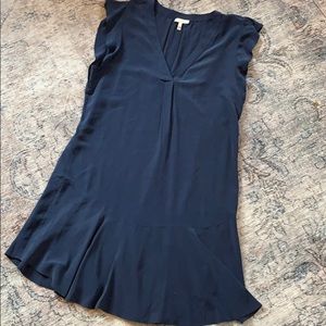 Joie silk dress, size M, ruffle cap sleeve and hem